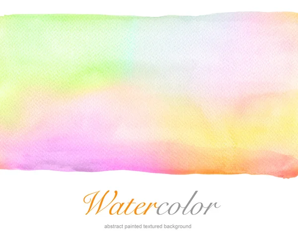 Abstract watercolor hand painted background. Textured paper. — Stock Photo, Image