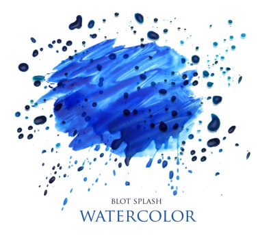 soyut sulu boya leke sıçrama