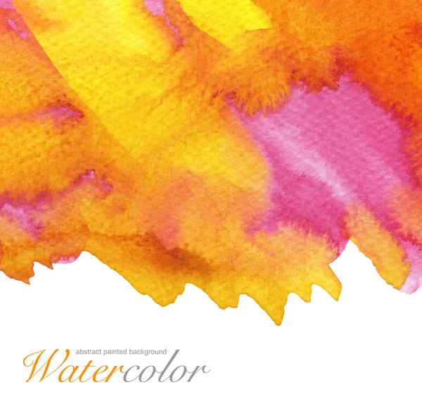 Abstracte aquarel geschilderd achtergrond. Papier textuur. — Stockfoto