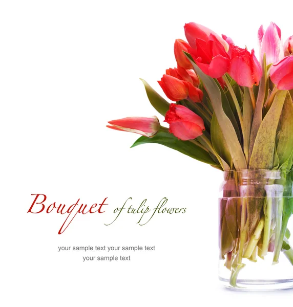 Boeket tulpenbloemen — Stockfoto