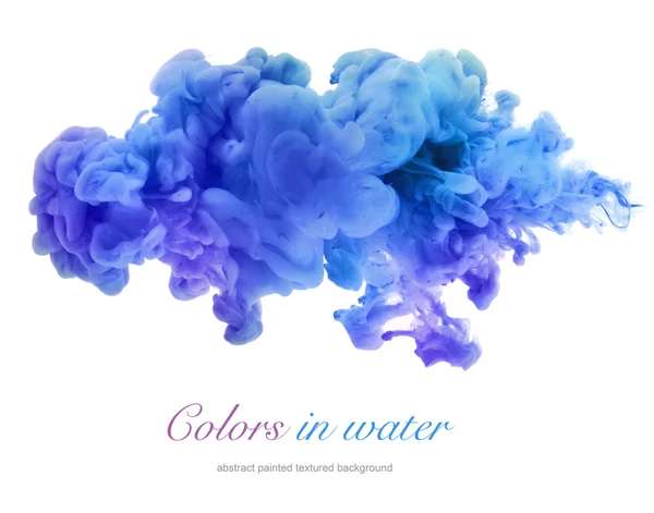 Acrylic colors in water. Abstract background. — Stock Photo, Image