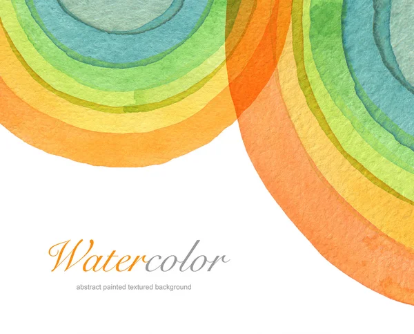 Abstract acrylic and watercolor circle painted background. Textu — Stock Photo, Image