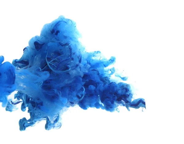 Acrylic colors and ink in water. — Stock Photo, Image