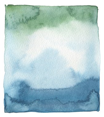 Soyut akrilik ve sulu boya boyalı çerçeve. Doku kağıt bac