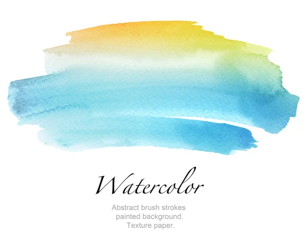 背景を描いた抽象的な水彩ブラシ ストローク。テクスチャ pa — ストック写真
