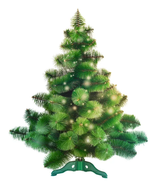 Kerstboom geïsoleerd — Stockfoto