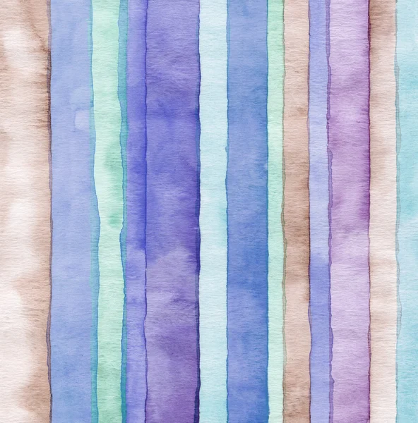 Abstract strip watercolor painted background. — Stock Photo, Image