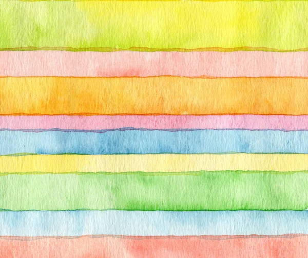 Abstract strip watercolor painted background. — Stock Photo, Image