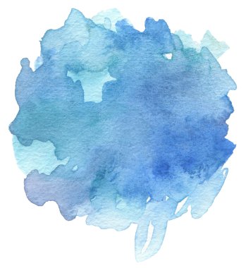 Soyut akrilik ve suluboya fırça darbeleri boyalı arka plan