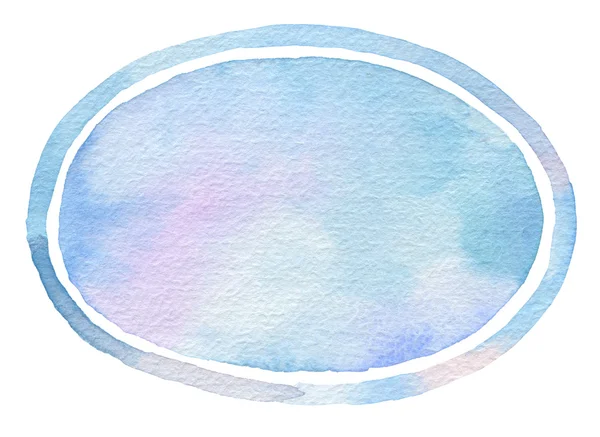 Ellipse watercolor painted background. — Stock Photo, Image