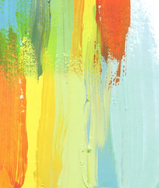 Acrílico abstracto y acuarela pinceladas pintadas de fondo — Foto de Stock