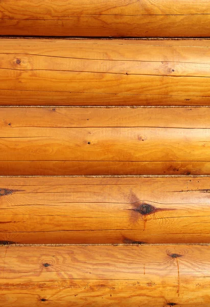 Dřevěné špalky zeď — Stock fotografie