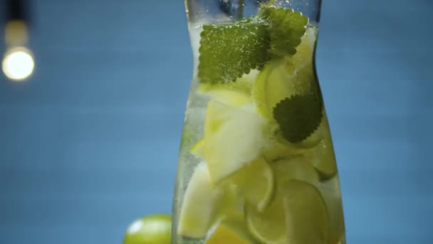 Дынный лимонад — стоковое видео