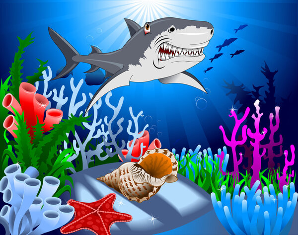 magical underwater world 