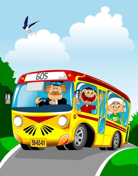 Dibujos animados autobús transporte público imágenes de stock de arte vectorial | Depositphotos Dibujos animados autobús transporte público imágenes de stock de arte vectorial | Depositphotos