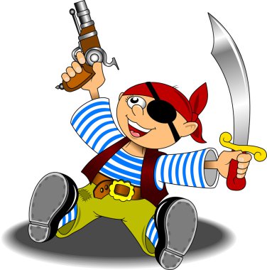 küçük çocuk korsan