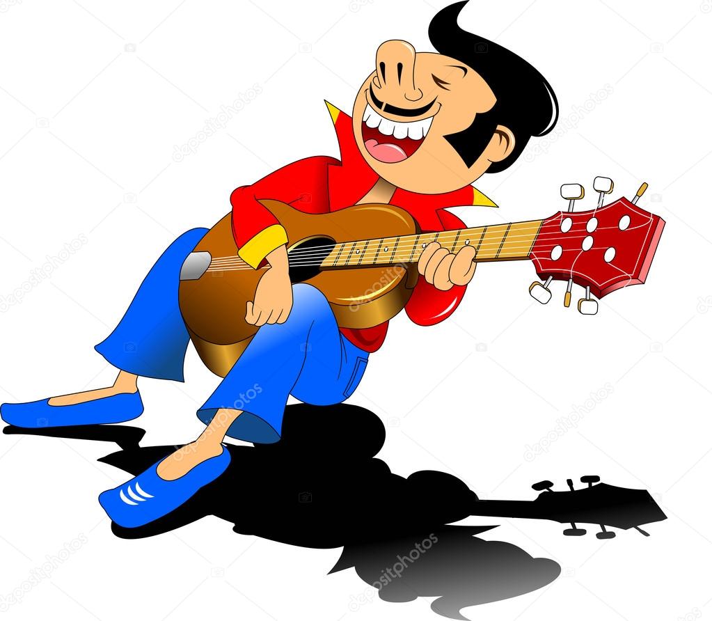 guitarist singing love song
