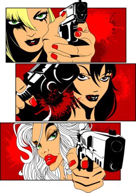 women with big guns
