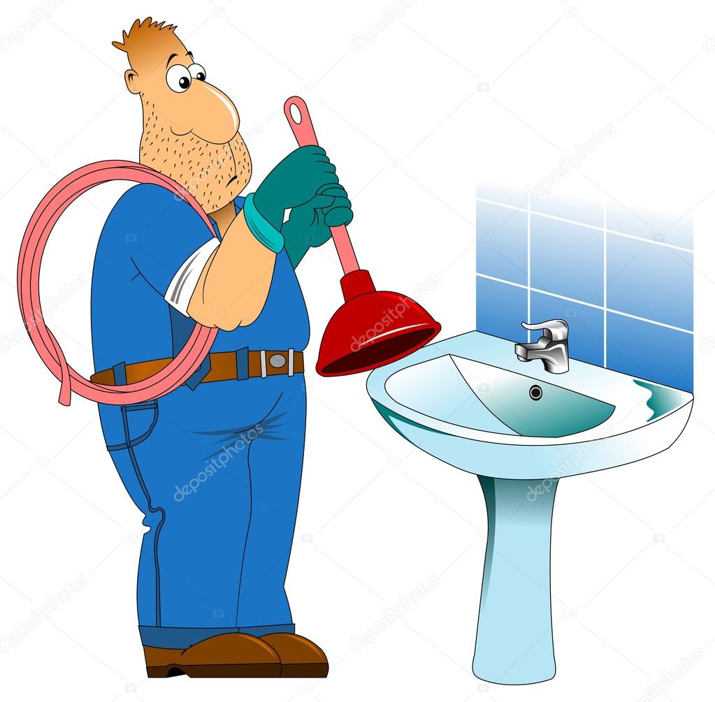 Sympathetic plumber with plunger
