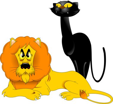 Aslan ve Kara Panter