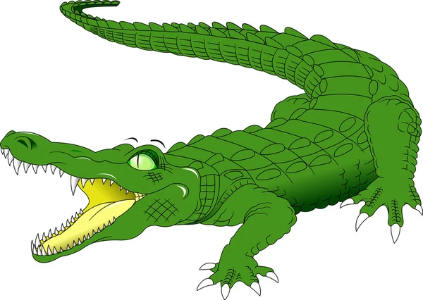 尼罗河鳄鱼动物 — 图库矢量图片