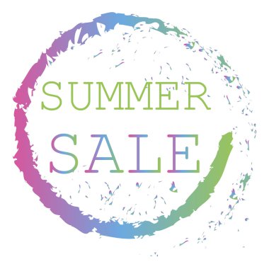 Summer sale icon