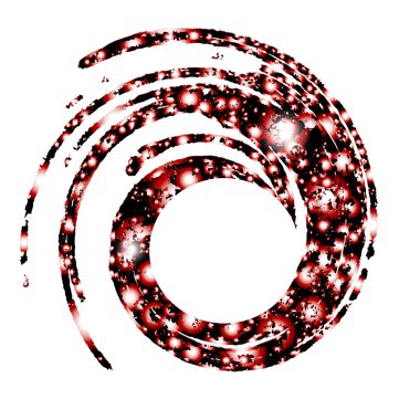 Parlak dönen, fütüristik lüks girdap modern bir ortam dalgalanma d curvy doku.