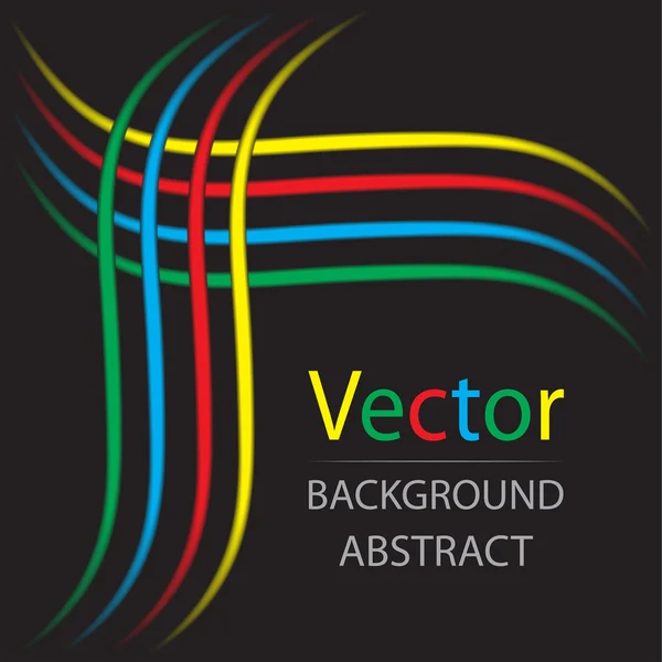 Abstraktní pozadí čar. — Stockový vektor