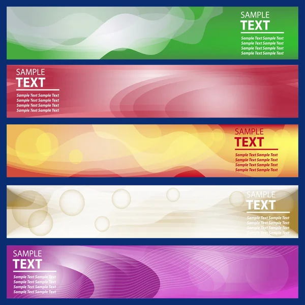 Web sitesi başlık veya afiş ayarlayın. İş Tasarım yatay parlak şablonu. 