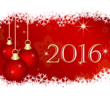 Noel 2016 kırmızı arka plan
