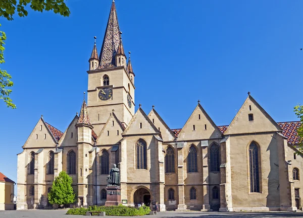 Sibiu gotiska katedralen — Stockfoto