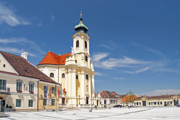 Laxenburg Fäll kyrkan, Österrike — Stockfoto