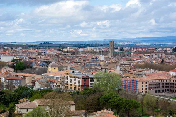 Stadtbild Von Carcassonne Frankreich — Stockfoto