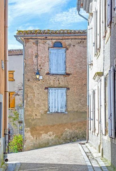 Rustikální Dům Ulice Jižní Francii — Stock fotografie