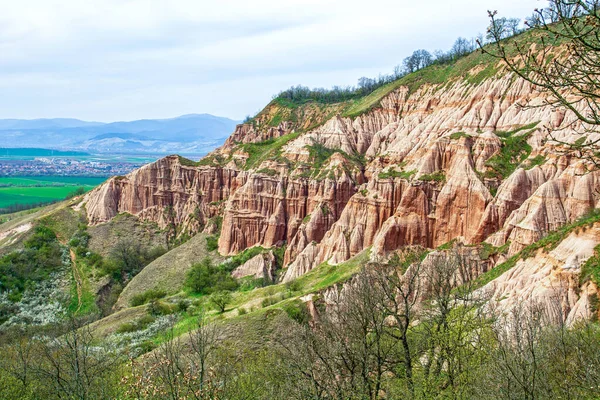 Barranco Rapa Rosie Reserva Geológica Monumento Natural Cerca Sebes Transilvania —  Fotos de Stock