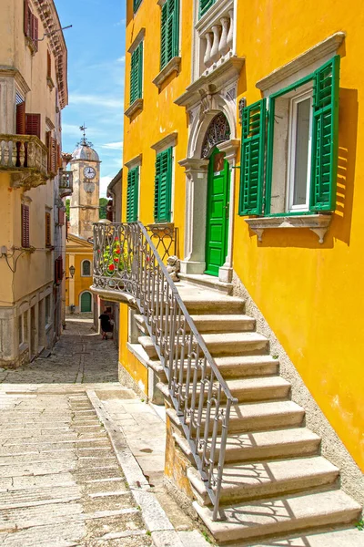 Labin Casco Antiguo Croacia Península Istria Cerca Del Mar Adriático — Foto de Stock