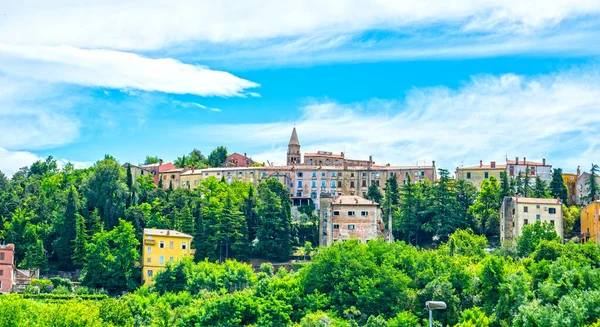 Labin Cidade Velha Croácia Península Ístria Perto Mar Adriático — Fotografia de Stock