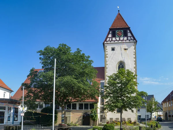 Brackenheim Stad Landkreis Heilbronn Baden Wuerttemberg Södra Tyskland Över Park — Stockfoto