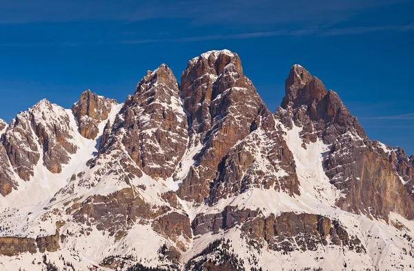 Montanha das Dolomitas no Inverno, Itália — Fotografia de Stock