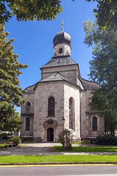 Kilise Traunstein, Bavyera, Almanya — Stok fotoğraf