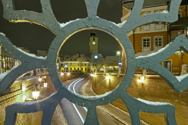 Winter in Sibiu — Stockfoto