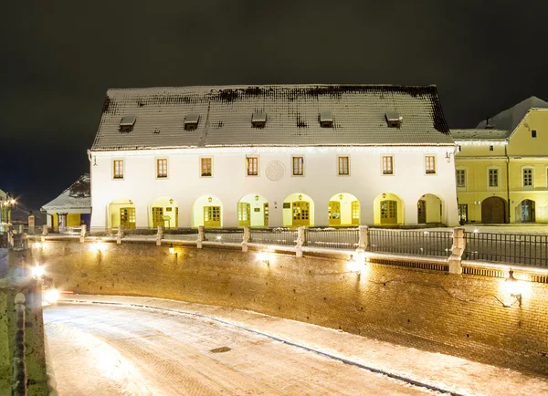 Sibiu içinde kış — Stok fotoğraf