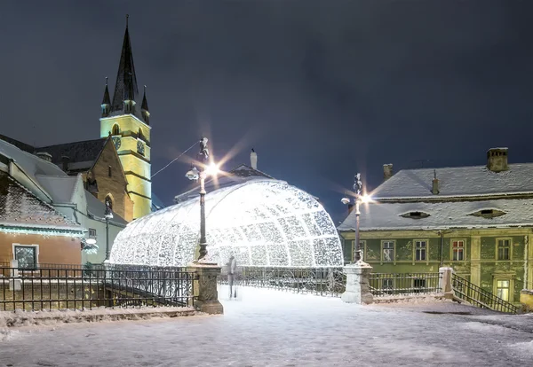 Sibiu en invierno —  Fotos de Stock