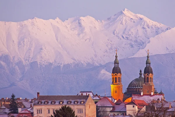 Sibiu cityscape in Romania — Stock Photo, Image