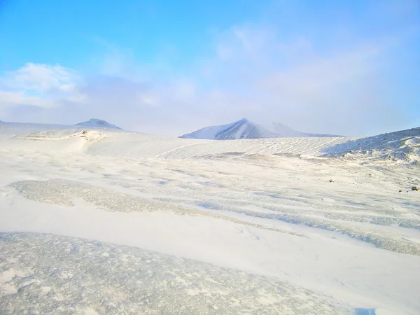 Arktiska landskap - glaciären ytbehandlar — Stockfoto