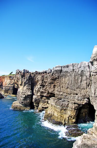 Cliffs of Boca de inferno in Cascais, Portugal — Stock Photo, Image