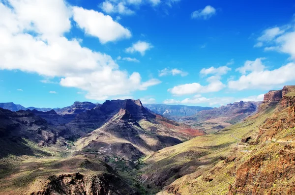 Landskap i fjell i Gran Canaria, Spania – stockfoto