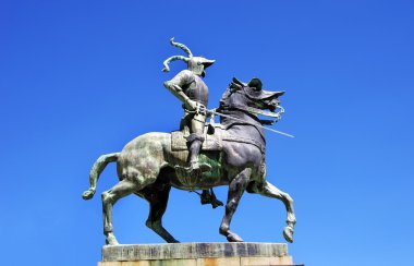 equestrian statue of Francisco Pizarro, Trujillo, Spain clipart