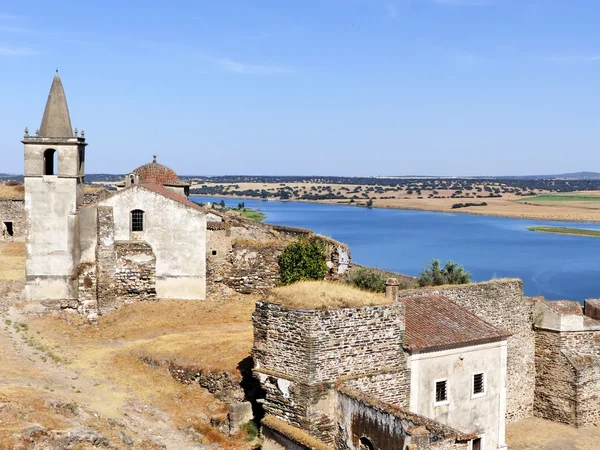 Paysage de ruines Juromenha, Portugal — Photo