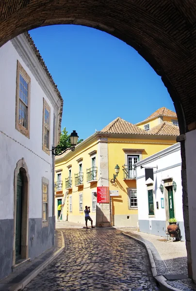 Straat van Faro in de Algarve, Portugal — Stockfoto